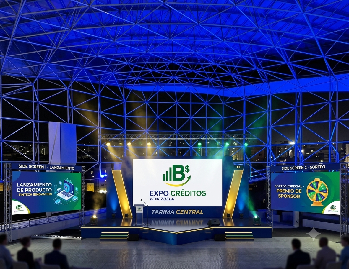 Tarima central de Expo Créditos Venezuela