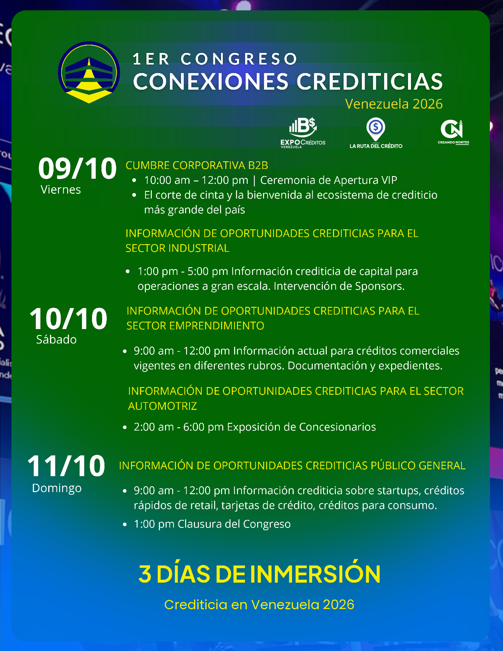 Lámina de presentación 3 - Expo Créditos Venezuela